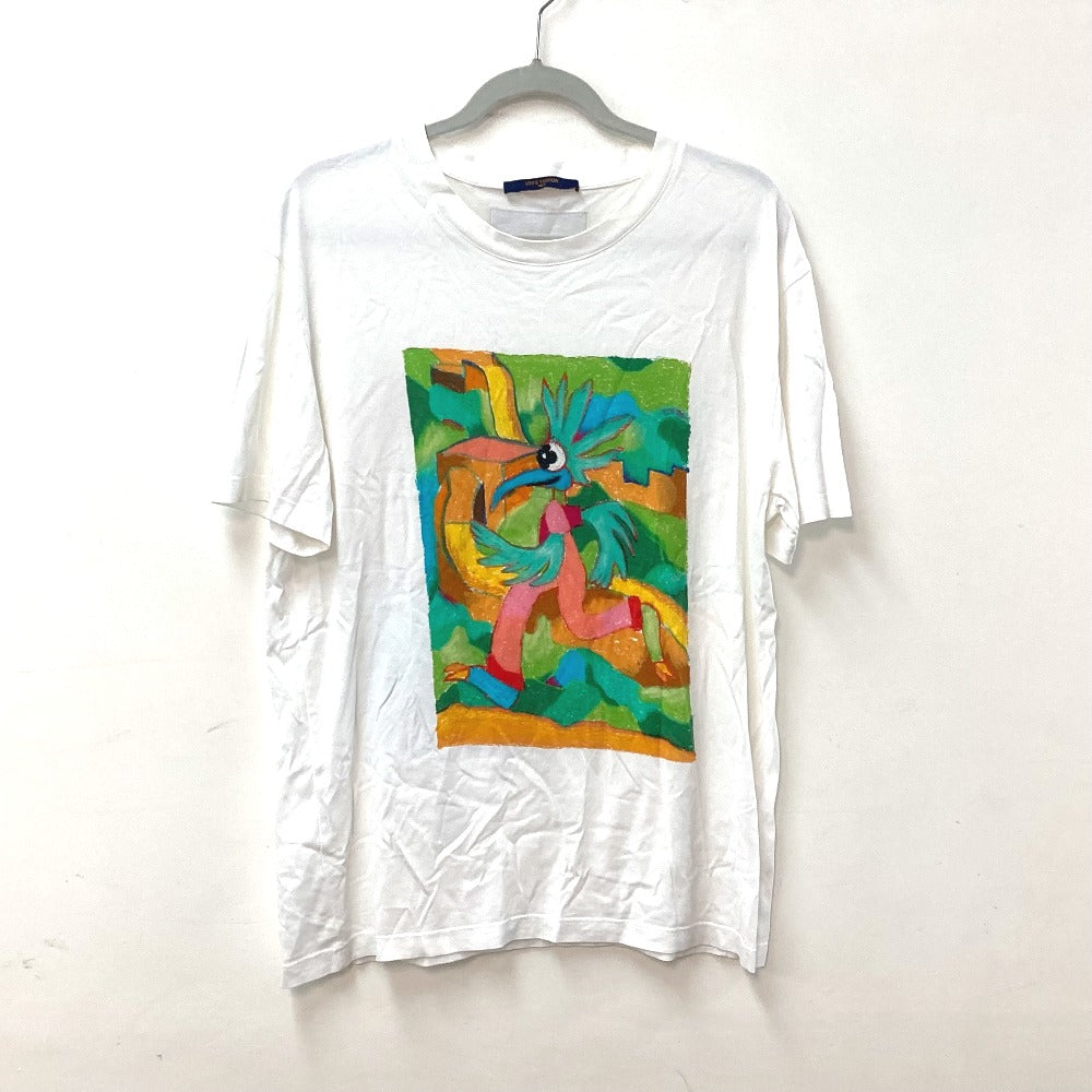 Louis Vuitton Short Sleeve T-Shirt Cotton White Lv Men Lv Friend Inside Out Label T-Shirt Mens L