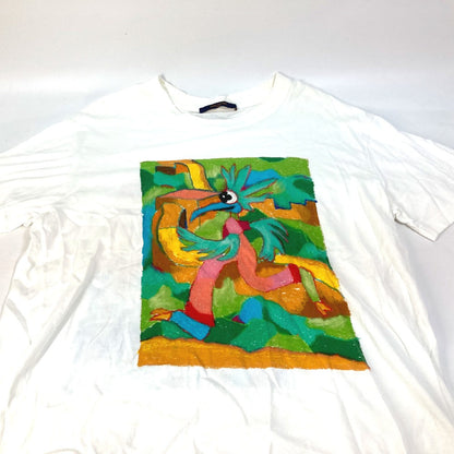 Louis Vuitton Short Sleeve T-Shirt Cotton White Lv Men Lv Friend Inside Out Label T-Shirt Mens L