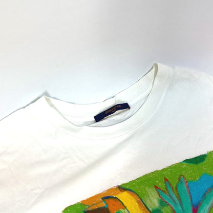 Louis Vuitton Short Sleeve T-Shirt Cotton White Lv Men Lv Friend Inside Out Label T-Shirt Mens L