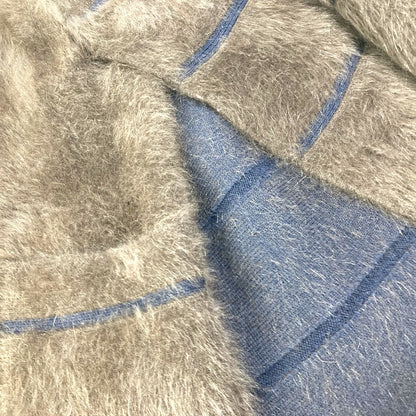 Louis Vuitton Poncho Wool, Cashmere Brown Outerwear Knit Fur Women L