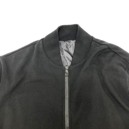 Louis Vuitton Nylon Jacket Rm241Q Nylon, Cotton Black Monogram Reversible Mens L