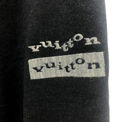 Louis Vuitton Pants Rm231M Wool Black Trousers Bottoms Logo Patch Mens S
