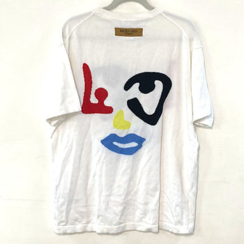Louis Vuitton Short Sleeve T-Shirt Cotton White 22Aw Graphic Logo L