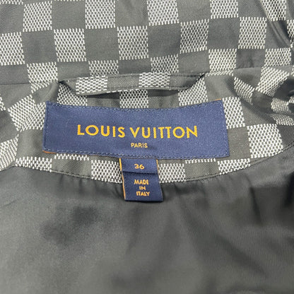 Louis Vuitton Down Coat 1A5Ibt Polyester Silver Damier 36