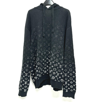 Louis Vuitton Hoodie Rm222Q Cotton Black Gradient L