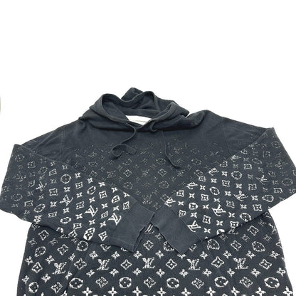 Louis Vuitton Hoodie Rm222Q Cotton Black Gradient L