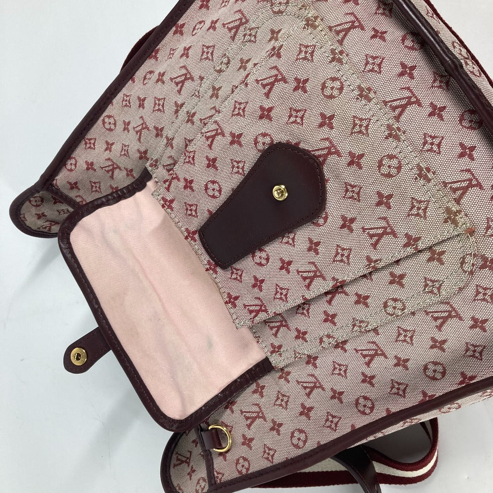 Louis Vuitton Shoulder Bag M92321 Monogram Mini Canvas Red Monogram Mini Buzas Marie Kate Women