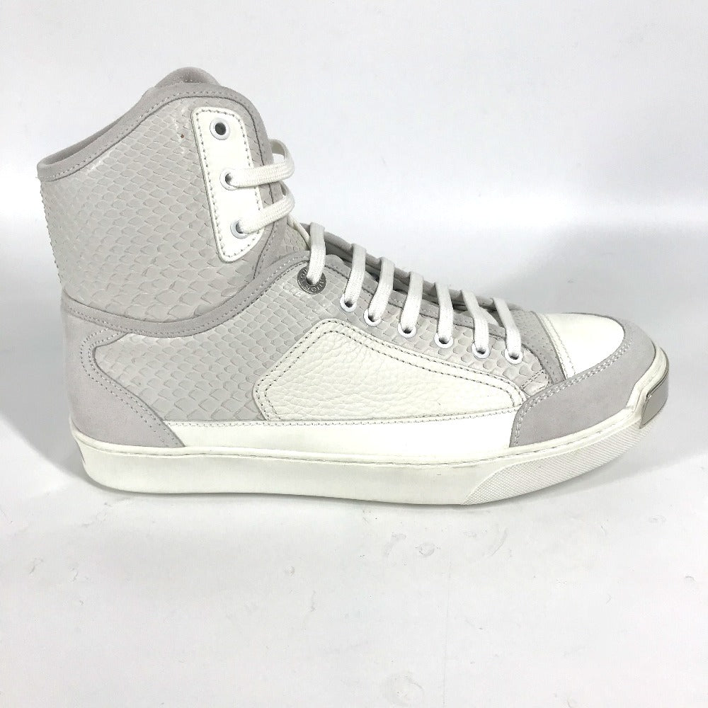 Louis Vuitton Sneakers Leather, Suede White Shoes Shoes Mens 8