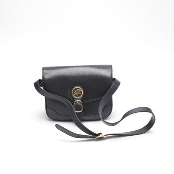 Hunting World Shoulder Bag Leather Navy Crossbody Shoulder Bag Women