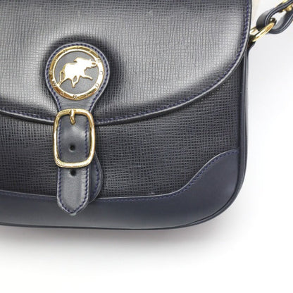 Hunting World Shoulder Bag Leather Navy Crossbody Shoulder Bag Women