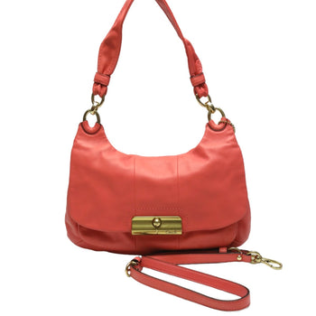 Coach Shoulder Bag 16931 Leather Pink 2Wayshoulder Bag Leather Hippie Christine Women