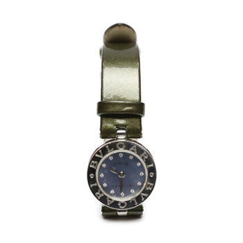 Bvlgari Watches Mp7358 Enamel Stainless Steel Silver B.Zero1 Shell Dial Bz22S Women