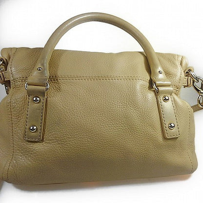 Kate Spade Handbag Leather Khaki Shoulder Bag 2Way Women