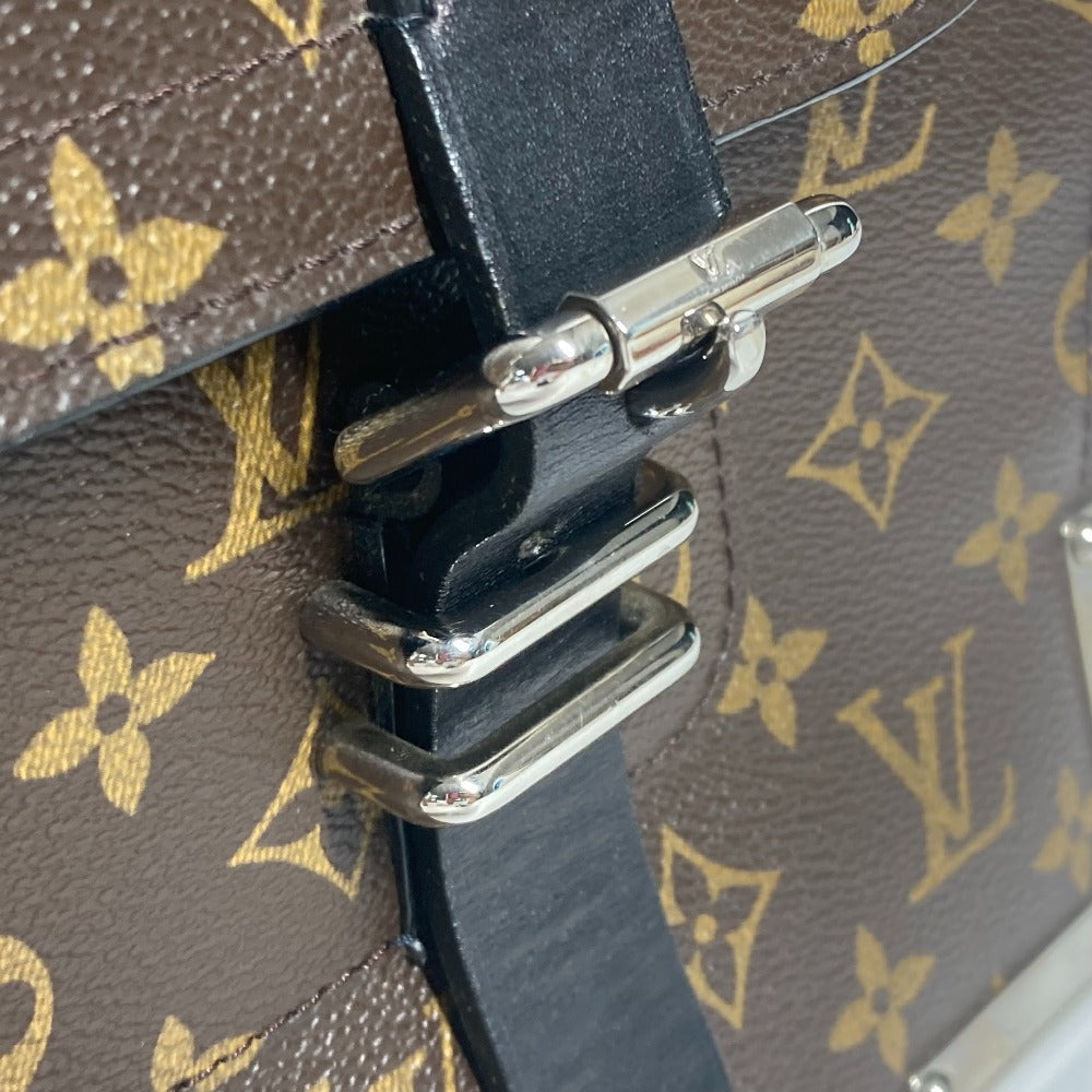 Louis Vuitton Business Bag M92292 Monogram Canvas Brown Monogram Macacer Rally Mens