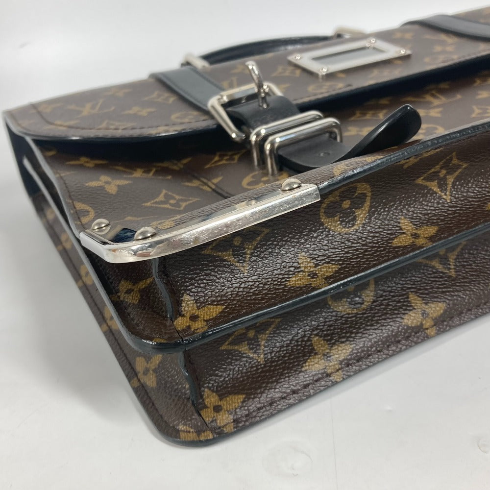 Louis Vuitton Business Bag M92292 Monogram Canvas Brown Monogram Macacer Rally Mens