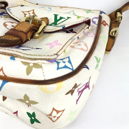 Louis Vuitton Shoulder Bag M40053 Monogram Multicolor Canvas White Monogram Multicolor Lodge Pm