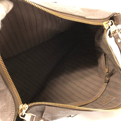 Louis Vuitton Handbag M43409 Monogram Ann Platt Leather Brown Monogram Unplant Remunize Pm Women