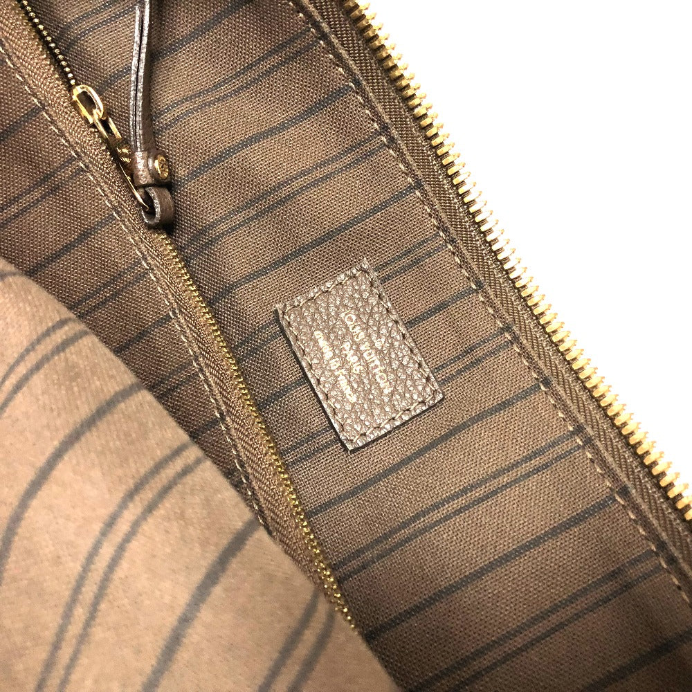 Louis Vuitton Handbag M43409 Monogram Ann Platt Leather Brown Monogram Unplant Remunize Pm Women