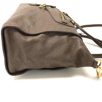 Louis Vuitton Handbag M43409 Monogram Ann Platt Leather Brown Monogram Unplant Remunize Pm Women