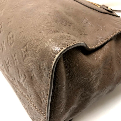 Louis Vuitton Handbag M43409 Monogram Ann Platt Leather Brown Monogram Unplant Remunize Pm Women