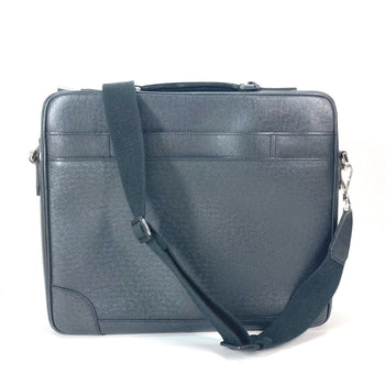 Louis Vuitton Business Bag M32522 Taiga Leather Black Taiga Porto Ordinatour Odessa Mens