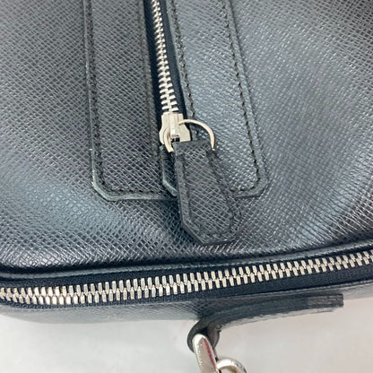 Louis Vuitton Business Bag M32522 Taiga Leather Black Taiga Porto Ordinatour Odessa Mens
