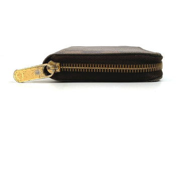 Louis Vuitton Long Wallet Purse N41661 Damier Canvas Brown Damier Zippy Wallet Unisex(Unisex)