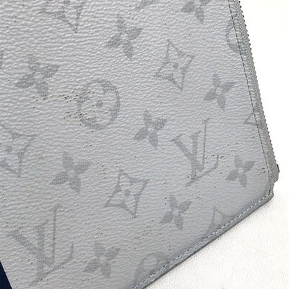 Louis Vuitton Clutch Bag M61745 Monogram Canvas Gray X Red X Navy Monogram White Pochette Jules Pm