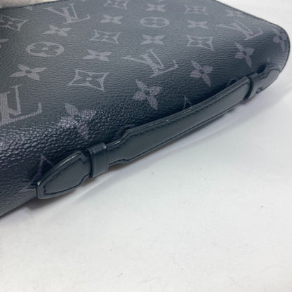 Louis Vuitton Long Wallet Purse M61698 Monogram Eclipse Canvas Black Monogram Eclipse Zippy Xl Mens
