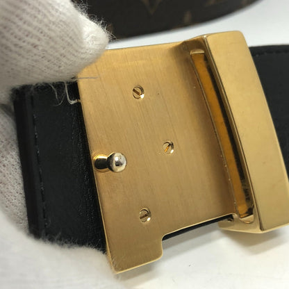 Louis Vuitton Belt Mp016 Leather Brown 17Aw Louis Vuitton X Supreme Monogram Saintur Lv Initial