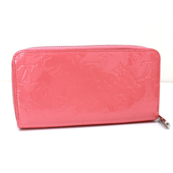 Louis Vuitton Long Wallet Purse M61562 Monogram Vernis Pink Monogram Vernis Zippy Wallet Women