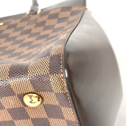 Louis Vuitton Handbag N41150 Damier Canvas Brown Damier Rivoli Mm Women