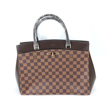 Louis Vuitton Handbag N41150 Damier Canvas Brown Damier Rivoli Mm Women