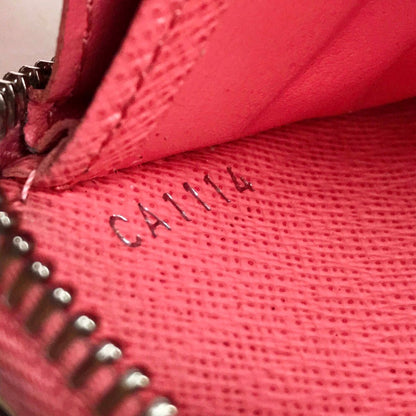 Louis Vuitton Long Wallet Purse M60663 Epi Leather Pink Type Epi Zippy Wallet Women