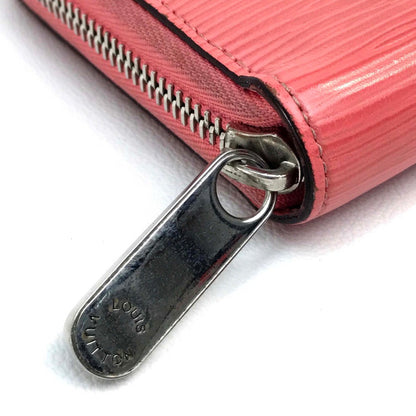 Louis Vuitton Long Wallet Purse M60663 Epi Leather Pink Type Epi Zippy Wallet Women