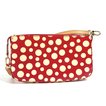 Louis Vuitton Shoulder Bag M91428 Patent Leather Red Vernis Yayoi Kusama Collaboration Dot Infinity