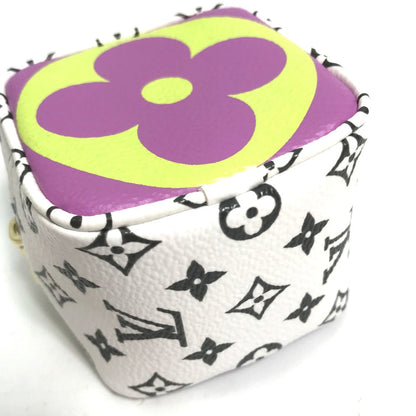 Louis Vuitton Pouch M67669 Canvas, Giant Monogram Yellow Monogram Giant Portomonet Cube Women