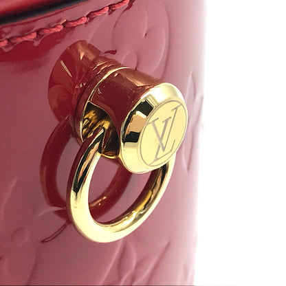 Louis Vuitton Handbag M53998 Patent Leather Red Monogram Vernis Cannes Pm Women