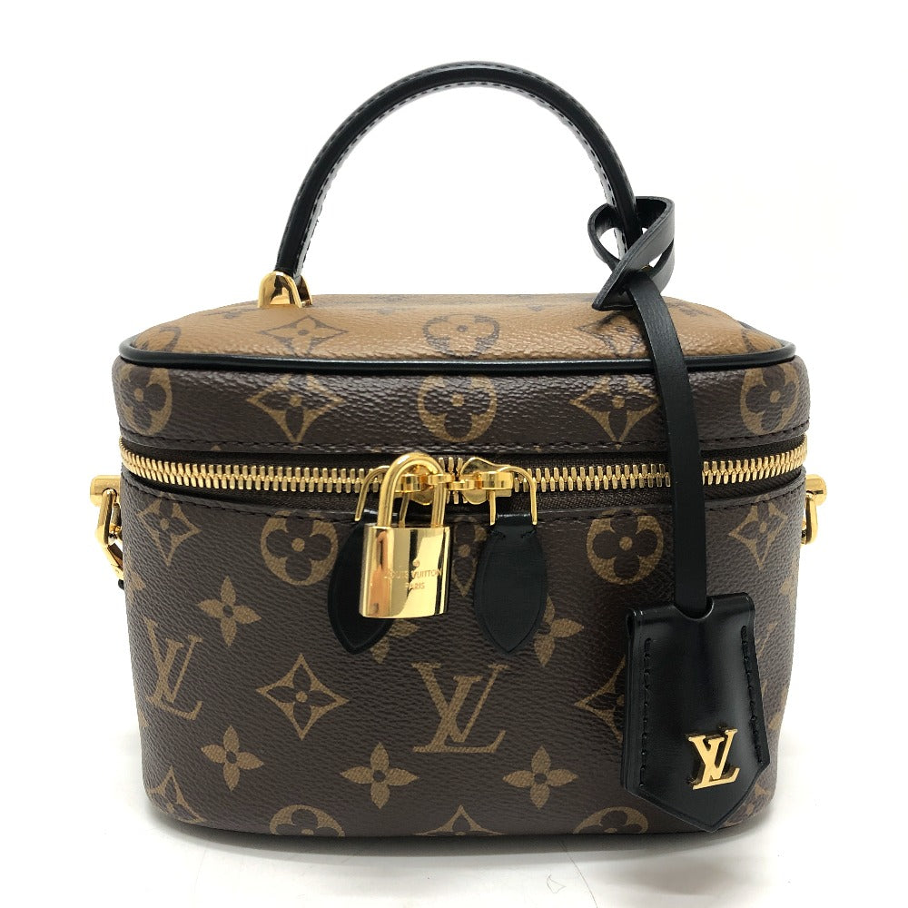 Louis Vuitton Handbag M45165 Monogram Reverse Canvas Brown Vanity Nv Pm