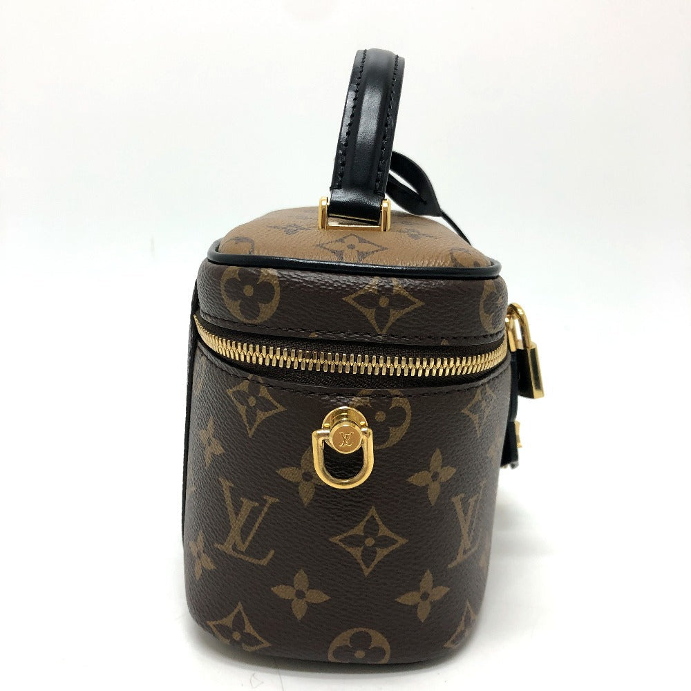 Louis Vuitton Handbag M45165 Monogram Reverse Canvas Brown Vanity Nv Pm