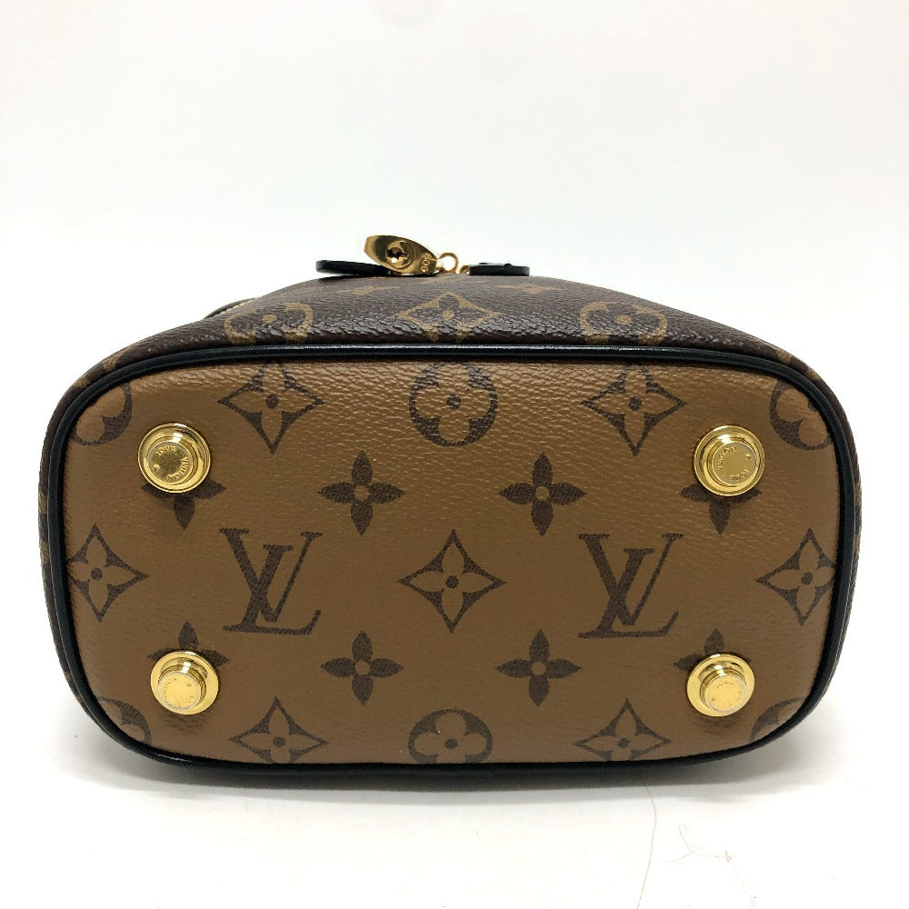 Louis Vuitton Handbag M45165 Monogram Reverse Canvas Brown Vanity Nv Pm