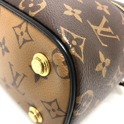 Louis Vuitton Handbag M45165 Monogram Reverse Canvas Brown Vanity Nv Pm