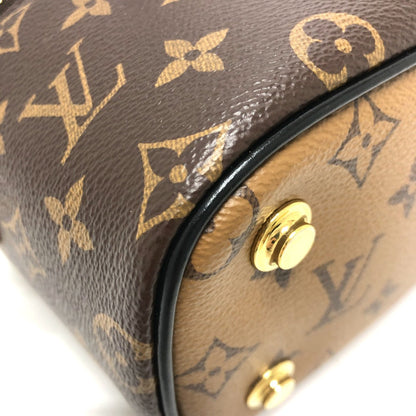 Louis Vuitton Handbag M45165 Monogram Reverse Canvas Brown Vanity Nv Pm