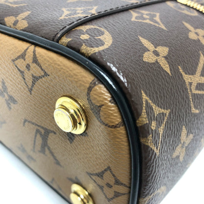 Louis Vuitton Handbag M45165 Monogram Reverse Canvas Brown Vanity Nv Pm