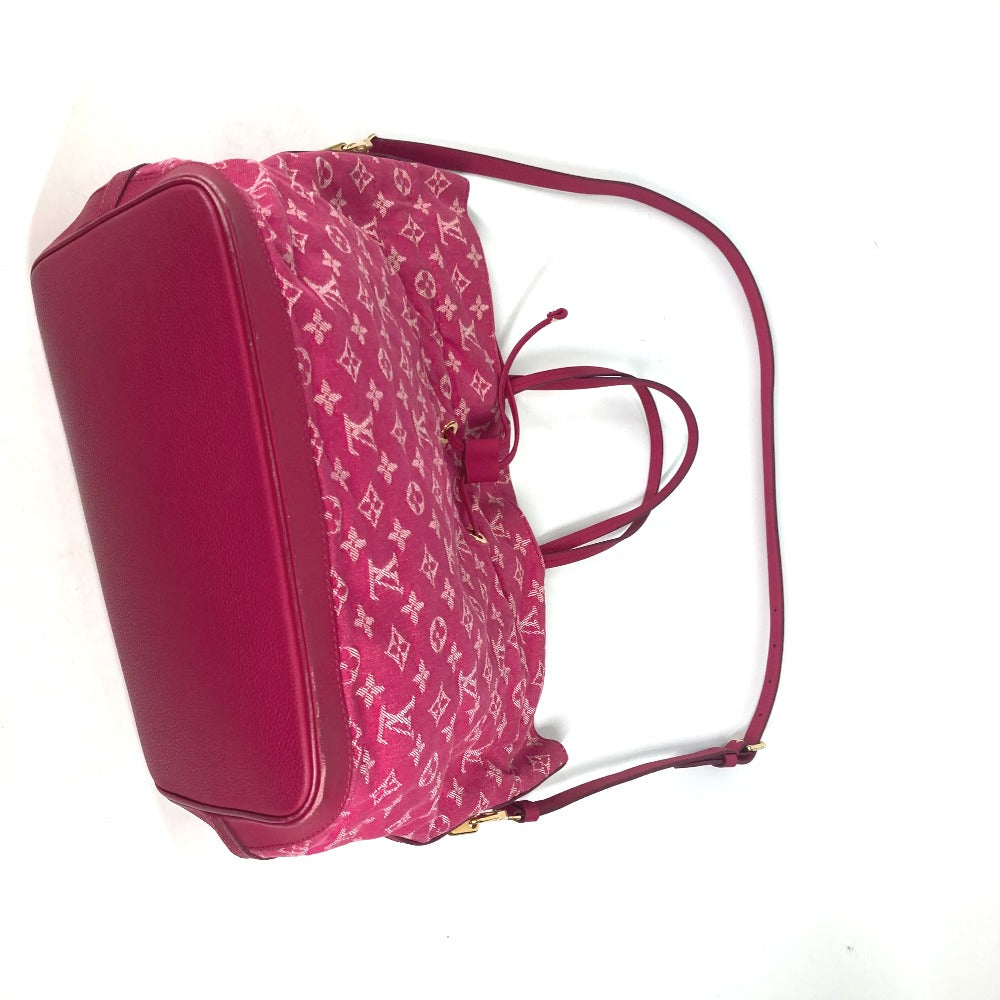 Louis Vuitton Shoulder Bag M40870 Monogram Denim Pink Monogram Denim Noeful Mm Women