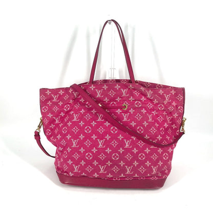 Louis Vuitton Shoulder Bag M40870 Monogram Denim Pink Monogram Denim Noeful Mm Women