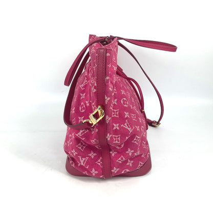 Louis Vuitton Shoulder Bag M40870 Monogram Denim Pink Monogram Denim Noeful Mm Women