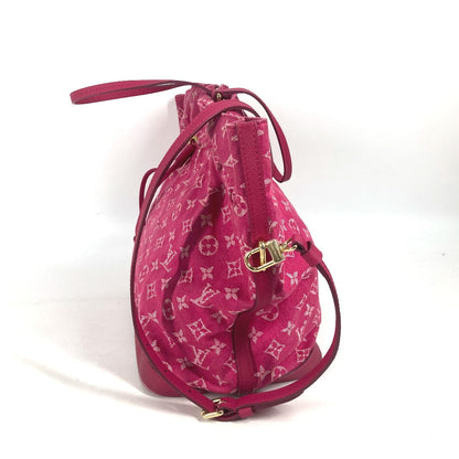 Louis Vuitton Shoulder Bag M40870 Monogram Denim Pink Monogram Denim Noeful Mm Women