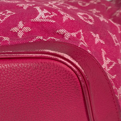 Louis Vuitton Shoulder Bag M40870 Monogram Denim Pink Monogram Denim Noeful Mm Women