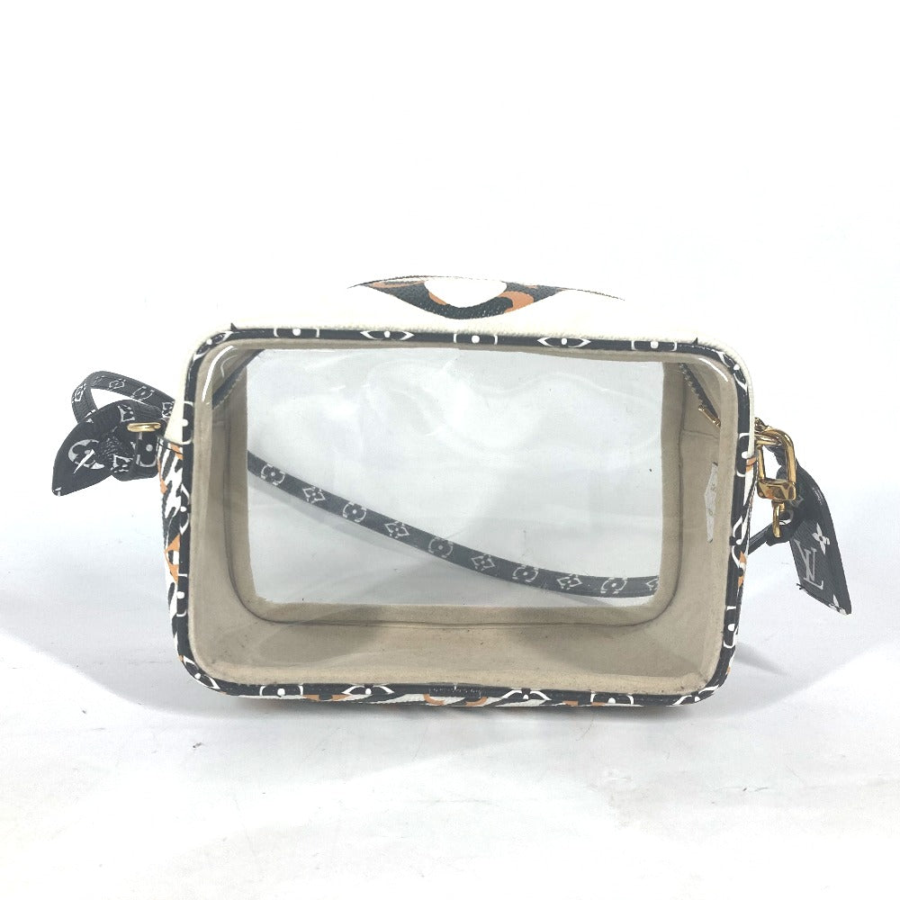 Louis Vuitton Shoulder Bag M67883 Leather Black Monogram Jungle Beach Porch Women